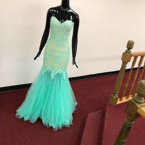 FLASH SALE ‼️ Tiffany& Nude Grown for Prom - Picture 5 of 5